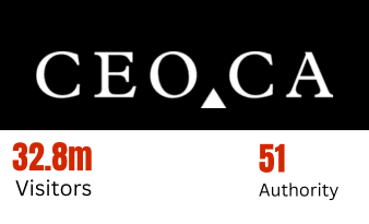 CEO.CA media partner - 32.8m visitors