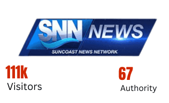 Suncoast News Network media partner - 111k visitors